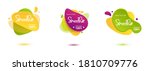 set of smoothie vector label.... | Shutterstock .eps vector #1810709776