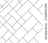 mondrian lines pattern vector.... | Shutterstock .eps vector #1718952190