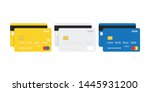 Flat Design Credit Cards Set...