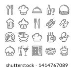 food and drinks icon.... | Shutterstock .eps vector #1414767089