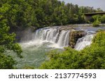Little River Falls In The...