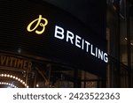 Small photo of Breitling storefront, Tokyo, Japan, October 20, 2023