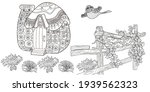 art therapy coloring page.... | Shutterstock .eps vector #1939562323