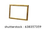 photo frame gold  patina ... | Shutterstock . vector #638357359
