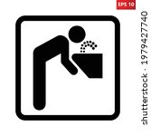 drinking fountain symbol.... | Shutterstock .eps vector #1979427740