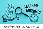 Small photo of Learning outcomes is shown using a text