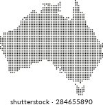 map of australia | Shutterstock .eps vector #284655890