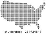 map of usa | Shutterstock .eps vector #284924849