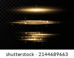shining golden stars. light... | Shutterstock .eps vector #2144689663