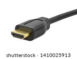 HDMI plug isolated on white background with clipping path