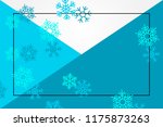 winter sale blue background... | Shutterstock .eps vector #1175873263