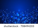 abstract futuristic circuit... | Shutterstock .eps vector #708494203