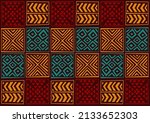 pattern art tribal afarican, Ethnic handmade abstract image and background, fashion artwork for print, vector file eps10.