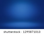 blue room in the 3d. light... | Shutterstock . vector #1295871013