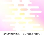 light pink  yellow vector... | Shutterstock .eps vector #1070667893