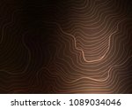 dark vector indian curved... | Shutterstock .eps vector #1089034046
