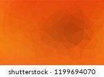 light orange vector polygon... | Shutterstock .eps vector #1199694070
