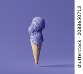 Ice Cream Cone. Minimal Trend ...