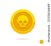 gold medal. coin icon. gold... | Shutterstock .eps vector #2152616649