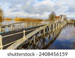 Small photo of Cawood, North Yorkshire, UK. January 3 2024, Storm Henk brought severe flooding to Cawood Bridge, Selby, North Yorkshire and caused several roads to be closed. Space for copy