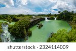 Small photo of Dray Sap Waterfall is located between the two provinces of Daklak and Dak Nong, Vietnam