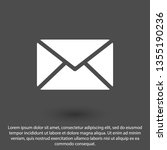 mail vector icon. e mail icon ... | Shutterstock .eps vector #1355190236