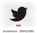 bird vector icon  a little bird.... | Shutterstock .eps vector #1804235083