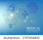 abstract futuristic medical... | Shutterstock .eps vector #1747656833