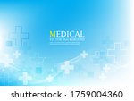 abstract medical wallpaper... | Shutterstock .eps vector #1759004360