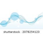 blue smooth line vector... | Shutterstock .eps vector #2078254123