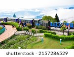 Small photo of Darjeeling, India -05-01-2022: The Darjeeling Himalayan Railway was the first hill passenger railway started in 1881. This has received UNESCO World Heritage status.