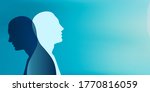 metaphor bipolar disorder mind... | Shutterstock .eps vector #1770816059