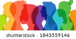 group diversity silhouette... | Shutterstock .eps vector #1843559146