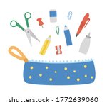 https://thumb1.shutterstock.com/thumb_large/173908620/1772639060/stock-vector-vector-pencil-case-with-stationery-back-to-school-educational-clipart-cute-flat-style-supplies-1772639060.jpg