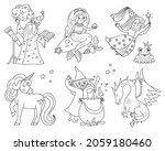 fairy tale black and white... | Shutterstock .eps vector #2059180460