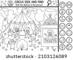 vector circus searching black... | Shutterstock .eps vector #2103126089