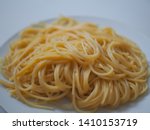 Bowl Of Boiled Spaghetti Pasta