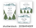 winter mountain landscape... | Shutterstock .eps vector #2058494009