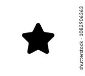 star icon in flat style. star... | Shutterstock .eps vector #1082906363