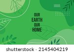 earth day posters with green... | Shutterstock .eps vector #2145404219