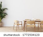 Dining Room Wall Mock Up With...