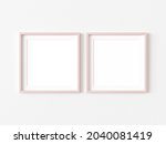 two square picture frames... | Shutterstock . vector #2040081419