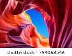 Antelope Canyon In The Navajo...
