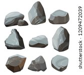 Colored Cartoon Stones. Granite ...