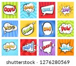 comic sounds. cartoon explode... | Shutterstock .eps vector #1276280569