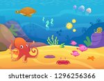 underwater life. aquarium...