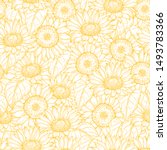 Sunflower Seamless Pattern....