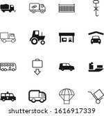 Transport Vector Icon Set Such...