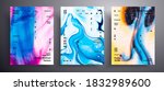 abstract acrylic banner  fluid... | Shutterstock .eps vector #1832989600