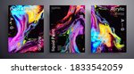 abstract acrylic banner  fluid... | Shutterstock .eps vector #1833542059
